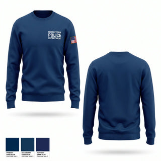 Crew Neck Sweatshirt, Middletown Police Department, Police, Teamtime, Team time, sublimation, custom sports apparel, team uniforms, spirit wear, spiritwear, sports uniforms, custom shirts, team store, custom team store, fundraiser sports, apparel fundraiser