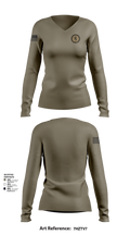 SRT 57996370 Women's Long Sleeve V-neck Shirt - 2