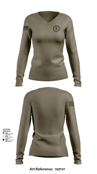 Womens Long Sleeve Vneck Shirt, SRT, , Teamtime, Team time, sublimation, custom sports apparel, team uniforms, spirit wear, spiritwear, sports uniforms, custom shirts, team store, custom team store, fundraiser sports, apparel fundraiser