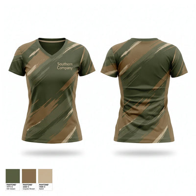 Southern Company Women's Short Sleeve V-neck Shirt - 1