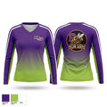 Denham Springs Women's Long Sleeve V-neck Shirt - 1