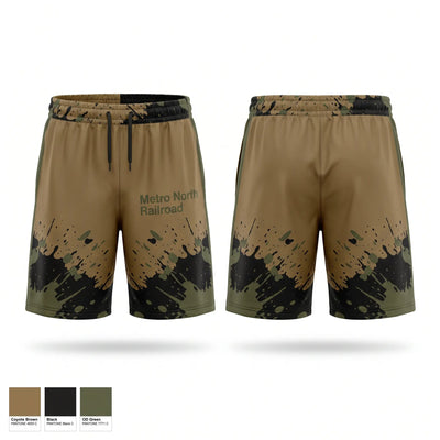 Metro North Railroad Athletic Shorts With Pockets - 1