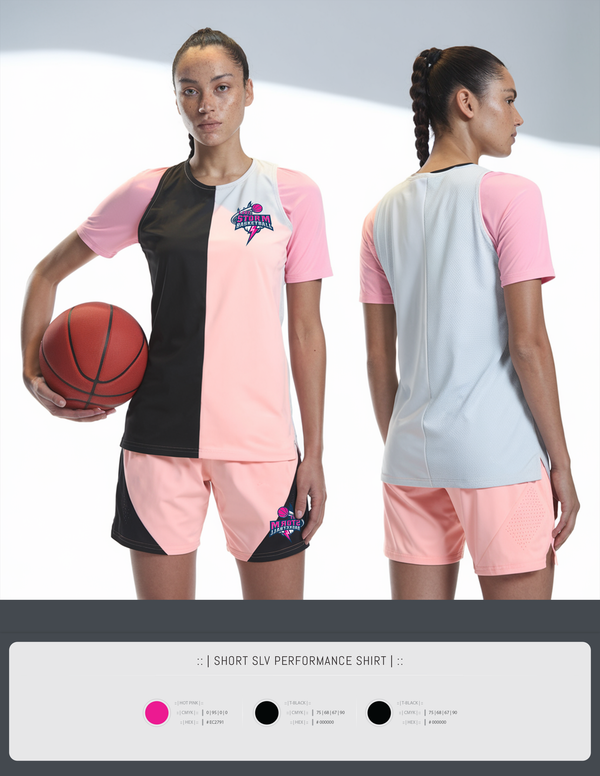 Short Sleeve Performance Shirt, Lady Storm, Women's Basketball, Teamtime, Team time, sublimation, custom sports apparel, team uniforms, spirit wear, spiritwear, sports uniforms, custom shirts, team store, custom team store, fundraiser sports, apparel fundraiser