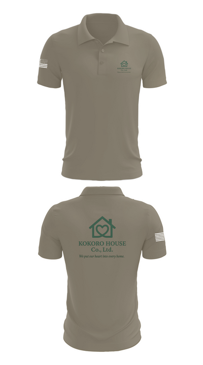 KOKOROHOUSE 58124370 Short Sleeve Performance Polo - 67