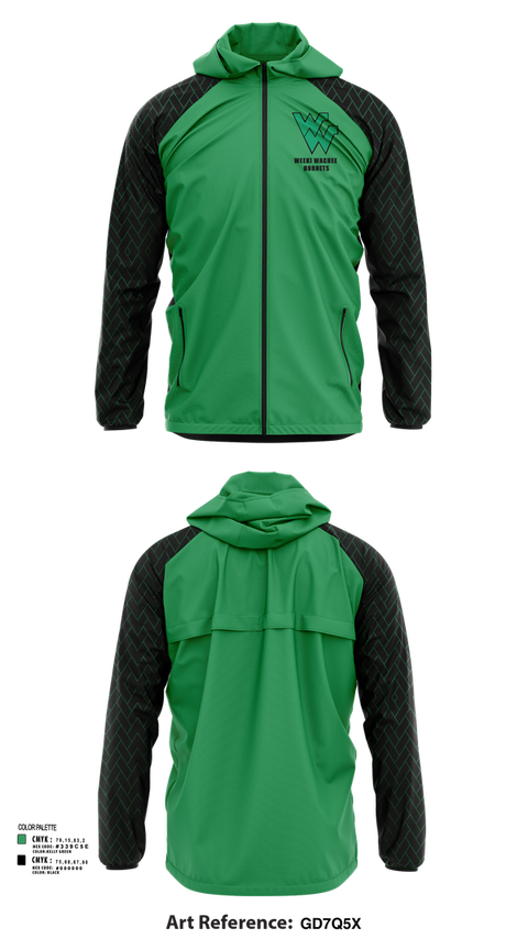 Windbreaker, Weeki Wachee Hornets, Women's Soccer, Teamtime, Team time, sublimation, custom sports apparel, team uniforms, spirit wear, spiritwear, sports uniforms, custom shirts, team store, custom team store, fundraiser sports, apparel fundraiser