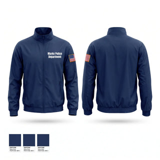 Windbreaker, Marks Police Department, Police, Teamtime, Team time, sublimation, custom sports apparel, team uniforms, spirit wear, spiritwear, sports uniforms, custom shirts, team store, custom team store, fundraiser sports, apparel fundraiser