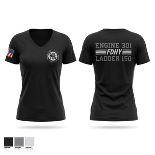 Womens Short Sleeve Vneck Shirt, Fdny, Fire Department, Teamtime, Team time, sublimation, custom sports apparel, team uniforms, spirit wear, spiritwear, sports uniforms, custom shirts, team store, custom team store, fundraiser sports, apparel fundraiser