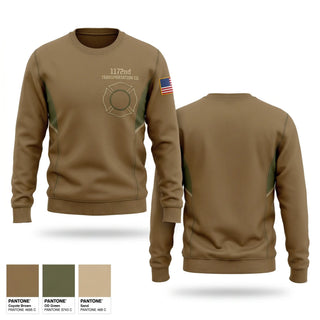 Crew Neck Sweatshirt, 1172nd transportation CO., National Guard, Teamtime, Team time, sublimation, custom sports apparel, team uniforms, spirit wear, spiritwear, sports uniforms, custom shirts, team store, custom team store, fundraiser sports, apparel fundraiser