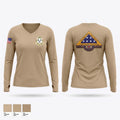 MFH CTARNG Women's Long Sleeve V-neck Shirt - 1