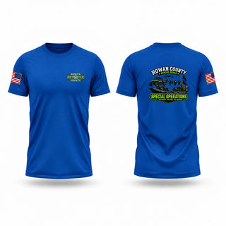 Old School Cotton Feel Shirt, Rowan Rescue, EMS/EMT, Teamtime, Team time, sublimation, custom sports apparel, team uniforms, spirit wear, spiritwear, sports uniforms, custom shirts, team store, custom team store, fundraiser sports, apparel fundraiser