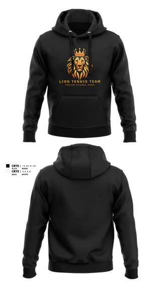 Hoodie, Lion Tennis Team, Tennis, Teamtime, Team time, sublimation, custom sports apparel, team uniforms, spirit wear, spiritwear, sports uniforms, custom shirts, team store, custom team store, fundraiser sports, apparel fundraiser