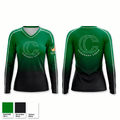 Queens 23127526 Women's Long Sleeve V-neck Shirt - 1