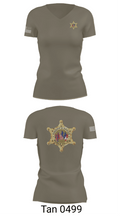 Mobile County Sheriffs Office 71873009 Women's Short Sleeve V-neck Shirt - 6