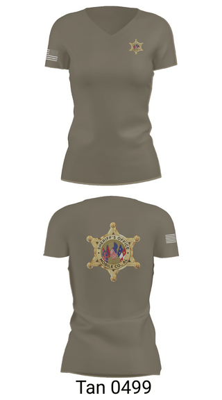 Womens Short Sleeve Vneck Shirt, Mobile County Sheriffs Office, Police, Teamtime, Team time, sublimation, custom sports apparel, team uniforms, spirit wear, spiritwear, sports uniforms, custom shirts, team store, custom team store, fundraiser sports, apparel fundraiser