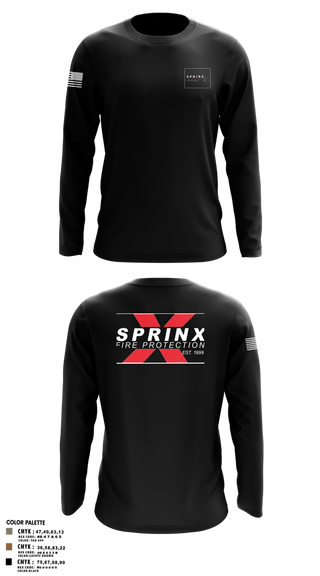 Long Sleeve Performance Shirt, SPRINX FIRE PROTECTION, , Teamtime, Team time, sublimation, custom sports apparel, team uniforms, spirit wear, spiritwear, sports uniforms, custom shirts, team store, custom team store, fundraiser sports, apparel fundraiser