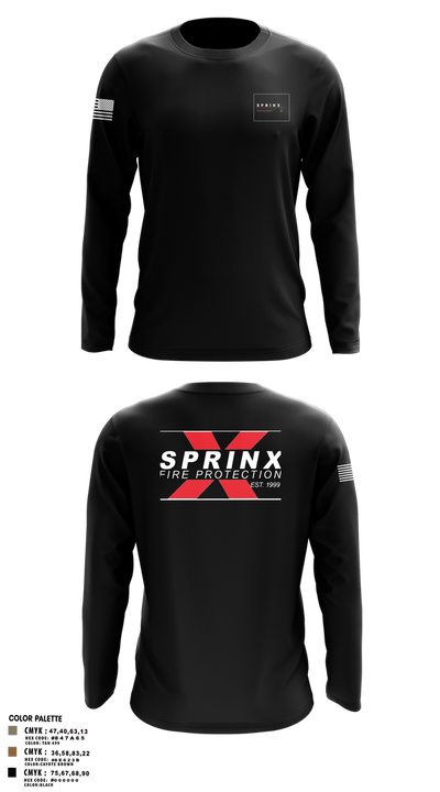 SPRINX FIRE PROTECTION 22334846 Long Sleeve Performance Shirt 3