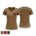 161 MDG MED Women's Short Sleeve V-neck Shirt - 1