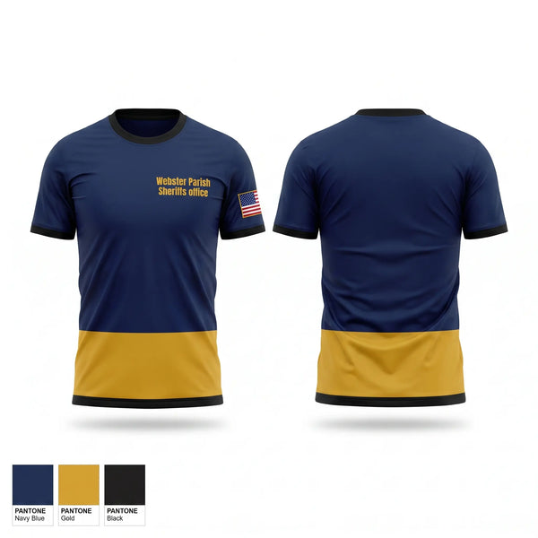 Short Sleeve Performance Shirt, Webster Parish Sheriffs office, Police, Teamtime, Team time, sublimation, custom sports apparel, team uniforms, spirit wear, spiritwear, sports uniforms, custom shirts, team store, custom team store, fundraiser sports, apparel fundraiser