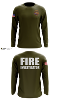 Macon-Bibb Fire Investigation Division Long Sleeve Performance Shirt - 12