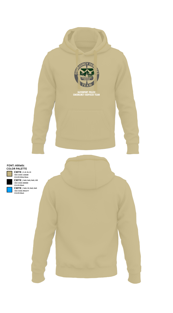 Hoodie, Davenport Police Emergency Services Team, , Teamtime, Team time, sublimation, custom sports apparel, team uniforms, spirit wear, spiritwear, sports uniforms, custom shirts, team store, custom team store, fundraiser sports, apparel fundraiser