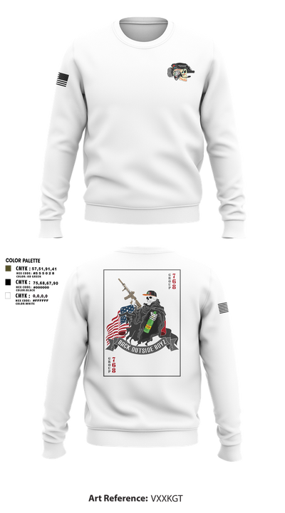 Human Smuggling 75508558 Crew Neck Sweatshirt - 5