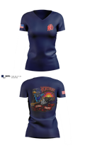 Northeast Fire Department Women's Short Sleeve V-neck Shirt - 2