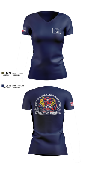 Womens Short Sleeve Vneck Shirt, Greensboro Fire Department Rescue 5, Fire Department, Teamtime, Team time, sublimation, custom sports apparel, team uniforms, spirit wear, spiritwear, sports uniforms, custom shirts, team store, custom team store, fundraiser sports, apparel fundraiser
