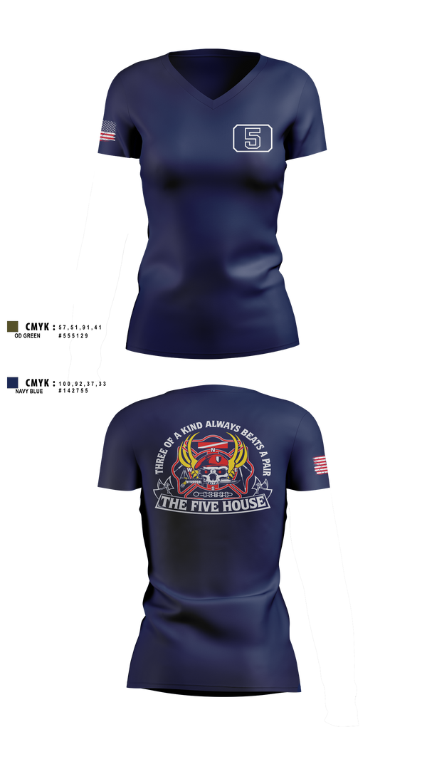 Womens Short Sleeve Vneck Shirt, Greensboro Fire Department Rescue 5, Fire Department, Teamtime, Team time, sublimation, custom sports apparel, team uniforms, spirit wear, spiritwear, sports uniforms, custom shirts, team store, custom team store, fundraiser sports, apparel fundraiser