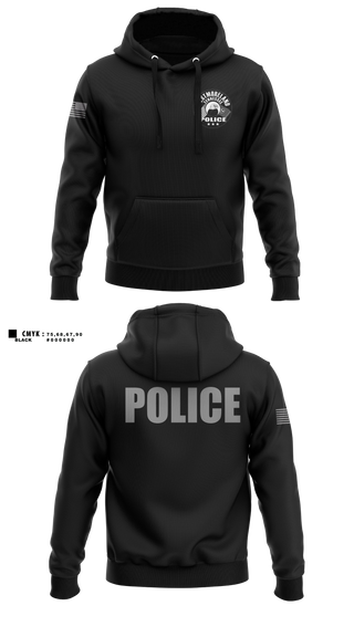 Hoodie, Westmoreland PD, Police, Teamtime, Team time, sublimation, custom sports apparel, team uniforms, spirit wear, spiritwear, sports uniforms, custom shirts, team store, custom team store, fundraiser sports, apparel fundraiser