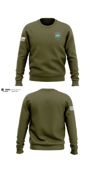 Crew Neck Sweatshirt, Pickens Police Department, Police, Teamtime, Team time, sublimation, custom sports apparel, team uniforms, spirit wear, spiritwear, sports uniforms, custom shirts, team store, custom team store, fundraiser sports, apparel fundraiser