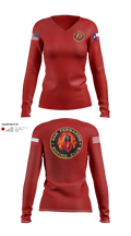 San Fernando Boxing Club 92427997 Women's Long Sleeve V-neck Shirt - 22