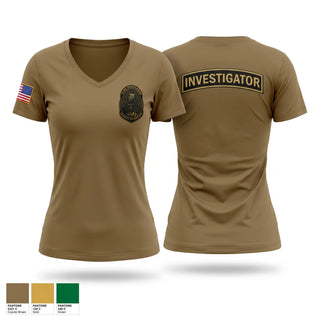 Womens Short Sleeve Vneck Shirt, 18 Security Forces Squadron, Air Force, Teamtime, Team time, sublimation, custom sports apparel, team uniforms, spirit wear, spiritwear, sports uniforms, custom shirts, team store, custom team store, fundraiser sports, apparel fundraiser
