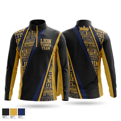 Lion Tennis Team Quarter Zip Jacket - 1