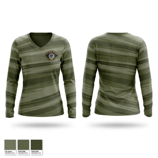 Womens Long Sleeve Vneck Shirt, BIG COAL RIVER CRIME WATCH, , Teamtime, Team time, sublimation, custom sports apparel, team uniforms, spirit wear, spiritwear, sports uniforms, custom shirts, team store, custom team store, fundraiser sports, apparel fundraiser