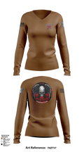 HEAVY HITTERS 28410446 Women's Long Sleeve V-neck Shirt - 101