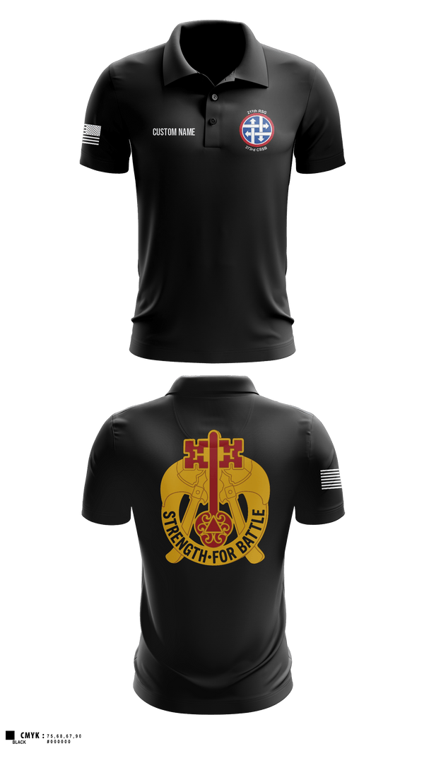 Short Sleeve Performance Polo, 373rd CSSB, Army, Teamtime, Team time, sublimation, custom sports apparel, team uniforms, spirit wear, spiritwear, sports uniforms, custom shirts, team store, custom team store, fundraiser sports, apparel fundraiser