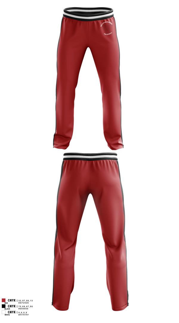 Sweatpants, Visitation Blazers Volleyball, Women's Volleyball, Teamtime, Team time, sublimation, custom sports apparel, team uniforms, spirit wear, spiritwear, sports uniforms, custom shirts, team store, custom team store, fundraiser sports, apparel fundraiser