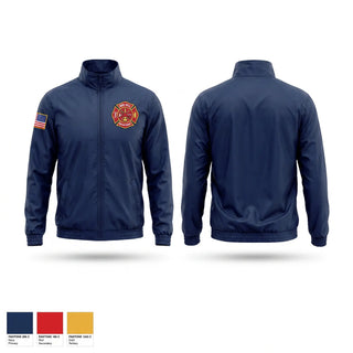 Windbreaker, RED HILL FIRE DEPARTMENT, Fire Department, Teamtime, Team time, sublimation, custom sports apparel, team uniforms, spirit wear, spiritwear, sports uniforms, custom shirts, team store, custom team store, fundraiser sports, apparel fundraiser