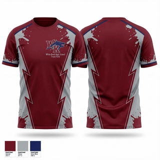 Short Sleeve Performance Shirt, White Knoll High School Track & Field, Track & Field, Teamtime, Team time, sublimation, custom sports apparel, team uniforms, spirit wear, spiritwear, sports uniforms, custom shirts, team store, custom team store, fundraiser sports, apparel fundraiser