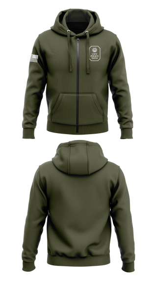 Zip Hoodie, Rockville City Police, Police, Teamtime, Team time, sublimation, custom sports apparel, team uniforms, spirit wear, spiritwear, sports uniforms, custom shirts, team store, custom team store, fundraiser sports, apparel fundraiser
