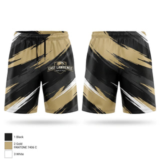 Athletic Shorts With Pockets, East Lawrence, Track & Field, Teamtime, Team time, sublimation, custom sports apparel, team uniforms, spirit wear, spiritwear, sports uniforms, custom shirts, team store, custom team store, fundraiser sports, apparel fundraiser