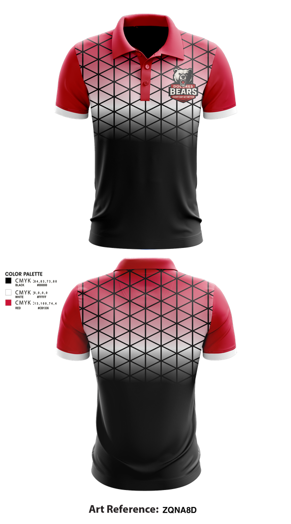 Short Sleeve Performance Polo, Dolores Bears, Men's Basketball, Teamtime, Team time, sublimation, custom sports apparel, team uniforms, spirit wear, spiritwear, sports uniforms, custom shirts, team store, custom team store, fundraiser sports, apparel fundraiser