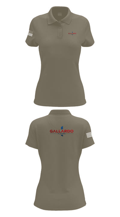 Gallardo Floor’s 5425578 Women's Short Sleeve Performance Polo  - 75