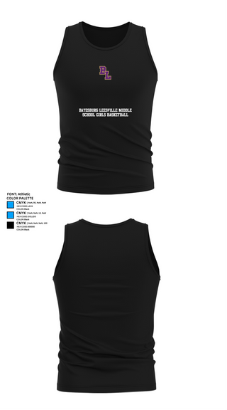 Tank Top, Batesburg Leesville Middle School Girls Basketball, Women's Basketball, Teamtime, Team time, sublimation, custom sports apparel, team uniforms, spirit wear, spiritwear, sports uniforms, custom shirts, team store, custom team store, fundraiser sports, apparel fundraiser