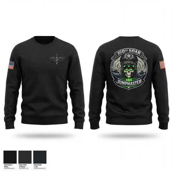 Crew Neck Sweatshirt, 160th SOAR, Army, Teamtime, Team time, sublimation, custom sports apparel, team uniforms, spirit wear, spiritwear, sports uniforms, custom shirts, team store, custom team store, fundraiser sports, apparel fundraiser