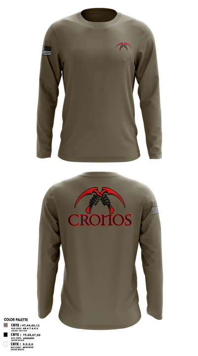 Cronos 94910133 Long Sleeve Performance Shirt 1
