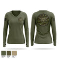 St. Johns County Sheriff’s Office SWAT Women's Long Sleeve V-neck Shirt - 1