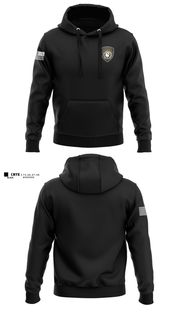 Hoodie, Fall River Sheriffs Office, Police, Teamtime, Team time, sublimation, custom sports apparel, team uniforms, spirit wear, spiritwear, sports uniforms, custom shirts, team store, custom team store, fundraiser sports, apparel fundraiser