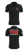 Peñitas Fire Department 90249747 Short Sleeve Performance Polo - 18