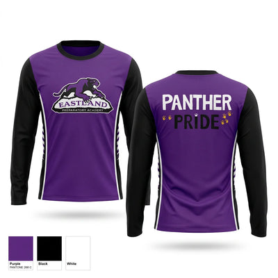 Eastland Prep Panthers Long Sleeve Performance Shirt - 2